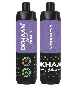 Dkhaan Infinity Cartridge with 3D Screen 25000 Puffs (Grape Lemon)