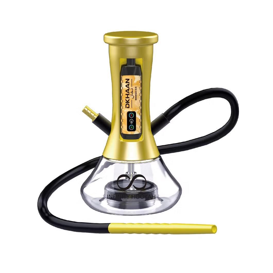 Dkhaan Infinity Portable eHookah Kit (Gold)