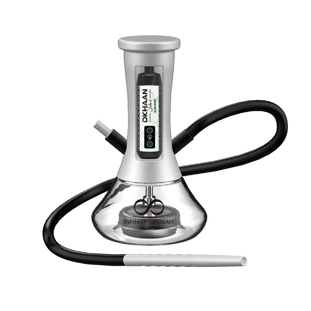 Dkhaan Infinity Portable eHookah Kit (Silver)